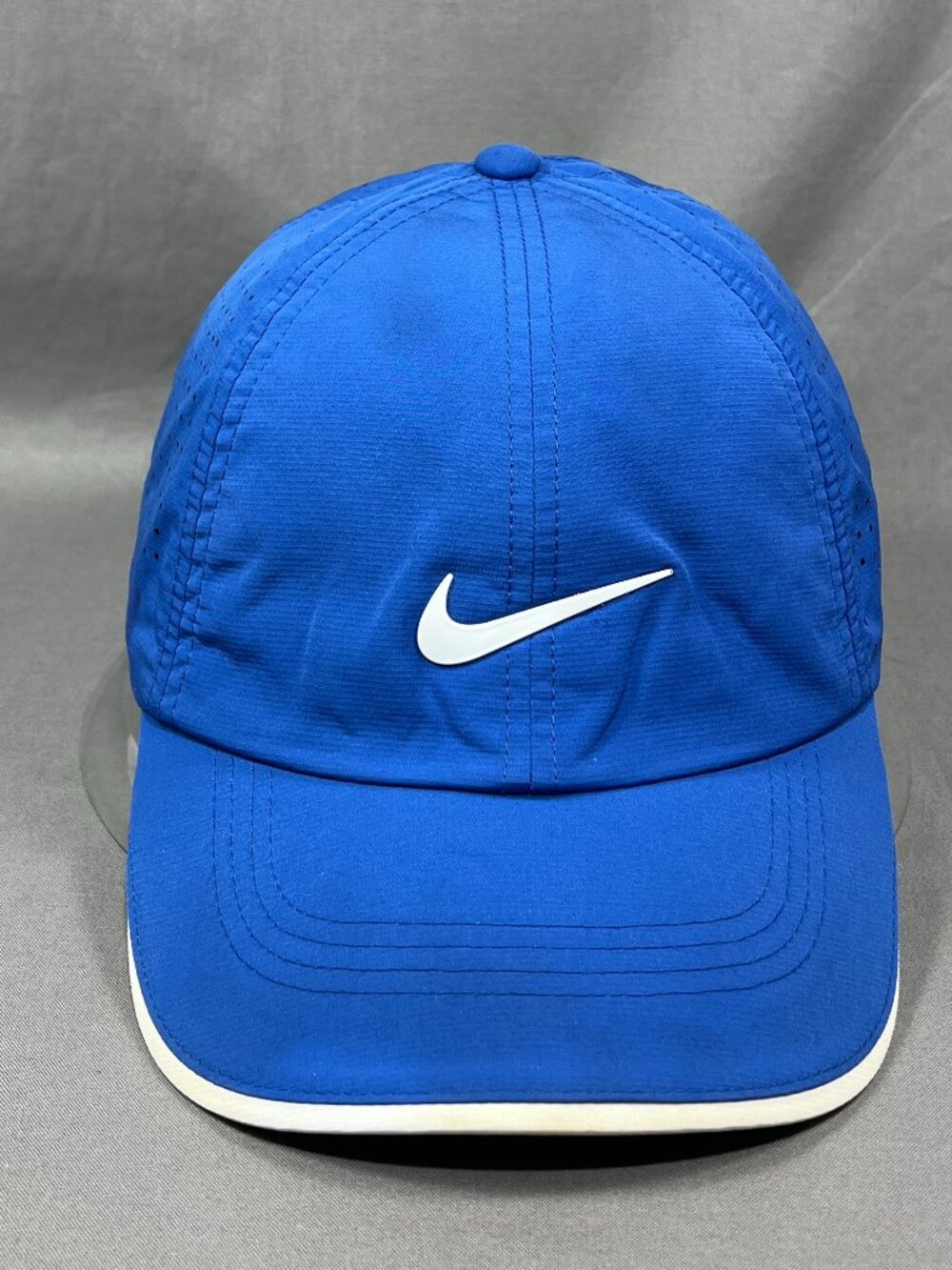 Nike Golf VRS RZN Strapback Hat Blue Golfer Swoosh Adjustable Performance Mens